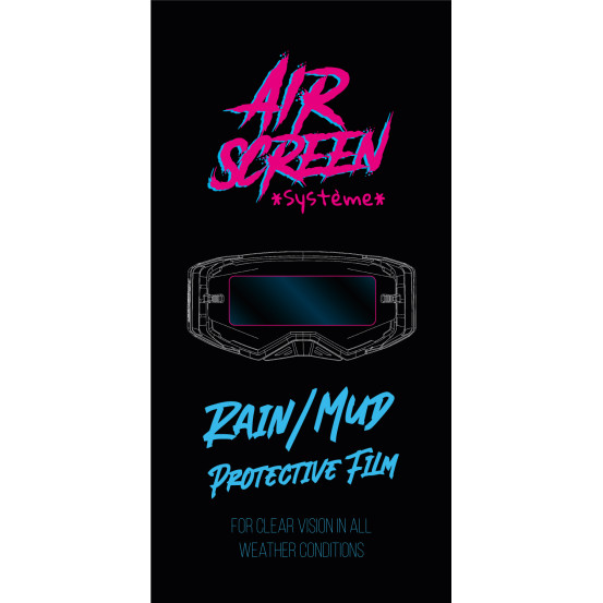 Pack de 3 - AirScreen Rain/Mud Film universels hydrophobe 50mm