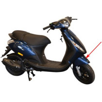 Garde boue avant origine Piaggio 50 Zip après 2006 bleu 222/A