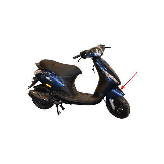 Garde boue avant origine Piaggio 50 Zip après 2006 bleu 222/A