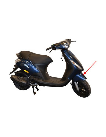 Garde boue avant origine Piaggio 50 Zip après 2006 bleu 222/A