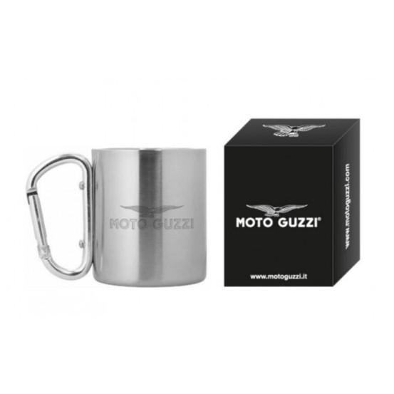 Tasse alluminium grise origine Moto Guzzi