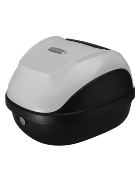 Top case 32L origine Piaggio 50 / 125 / 150 Liberty / Medley 2016-2020 blanc 566