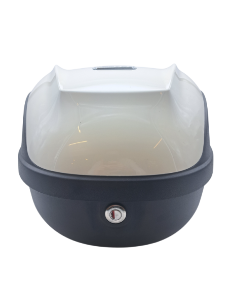 Top case 32L origine Piaggio 50 / 125 / 150 Liberty / Medley 2016-2020 blanc 566