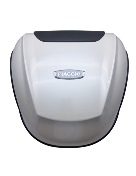 Top case 32L origine Piaggio 50 / 125 / 150 Liberty / Medley 2016-2020 blanc 566