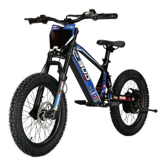 Draisienne Électrique 18 Pouces Bud Racing Bleu