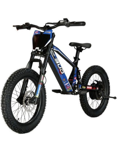 Draisienne Électrique 18 Pouces Bud Racing Bleu