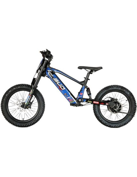 Draisienne Électrique 18 Pouces Bud Racing Bleu