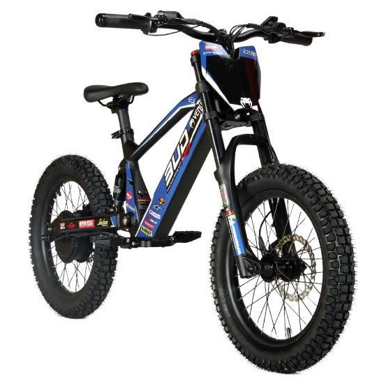 Draisienne Électrique 18 Pouces Bud Racing Bleu
