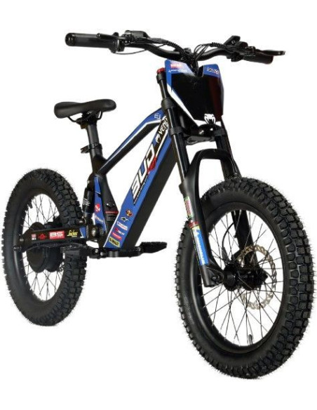 Draisienne Électrique 18 Pouces Bud Racing Bleu