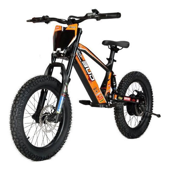 Draisienne Électrique 18 Pouces Bud Racing Orange