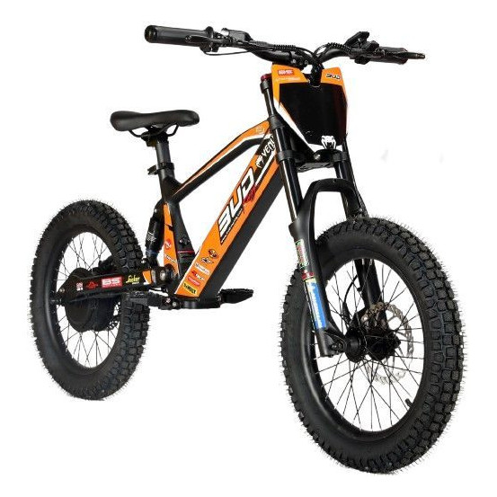 Draisienne Électrique 18 Pouces Bud Racing Orange