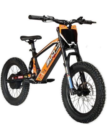 Draisienne Électrique 18 Pouces Bud Racing Orange