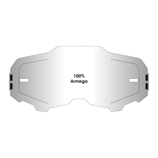 Kit écran anti-buée AirScreen compatible pour les masques 100% Armega