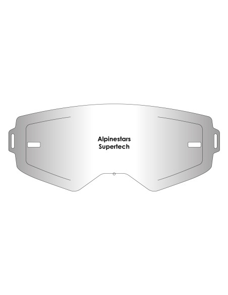 Kit écran anti-buée AirScreen compatible pour les masques Alpinestars Supertech