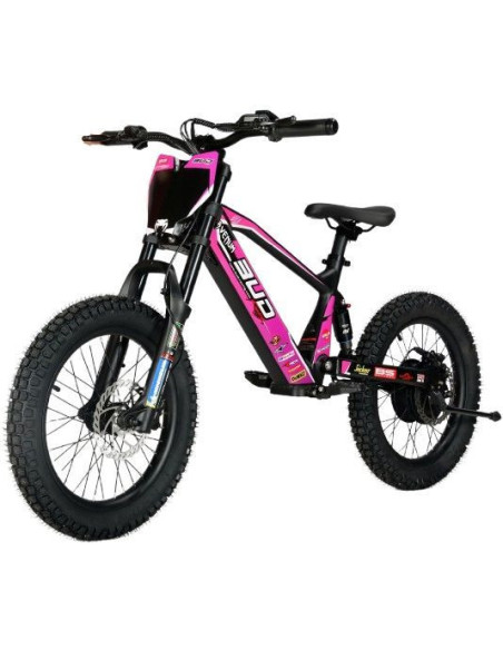 Draisienne Électrique 18 Pouces Bud Racing Rose