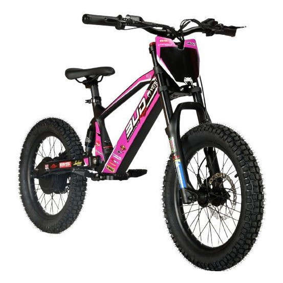 Draisienne Électrique 18 Pouces Bud Racing Rose