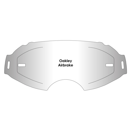 Kit écran anti-buée AirScreen compatible pour les masques Oakley Airbrake