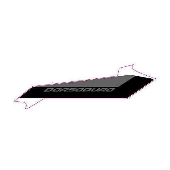 Autocollant / sticker / décor arrière gauche origine Aprilia 900 Dorsoduro 2018-2021