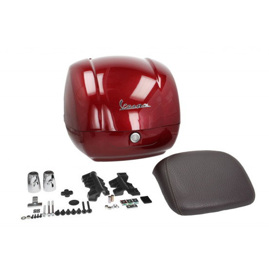 Top case 36L origine Piaggio 125 / 300 Vespa GTS 2019-2020 rouge 880/A YR5