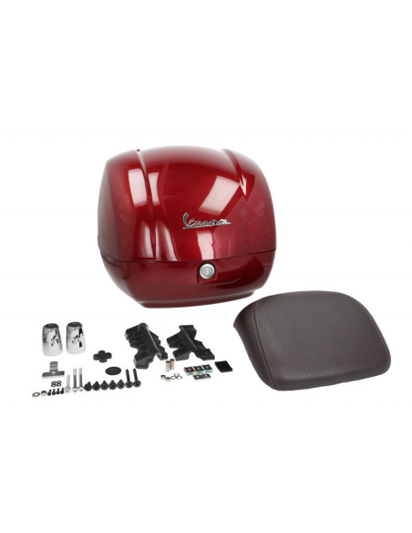 Top case 36L origine Piaggio 125 / 300 Vespa GTS 2019-2020 rouge 880/A YR5