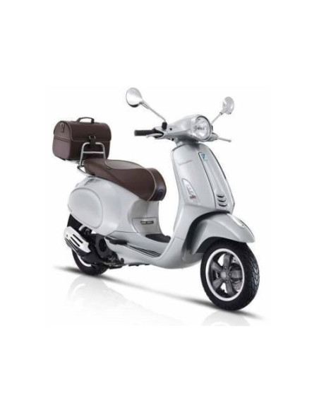 Selle marron fonce origine Piaggio 50 Vespa Primavera touring après 2017