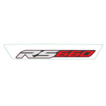 Autocollant / sticker / décor de carénage latéral droit origine Aprilia 660 RS 2020-2024