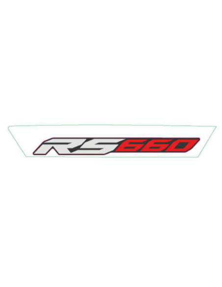 Autocollant / sticker / décor de carénage latéral droit origine Aprilia 660 RS 2020-2024