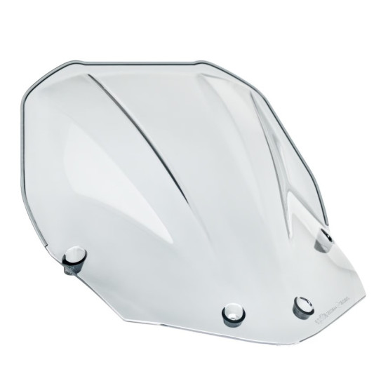 Pare brise haut transparent (h 382x311x2,5) origine Aprilia Tuono 1100-660 E5 après 2021