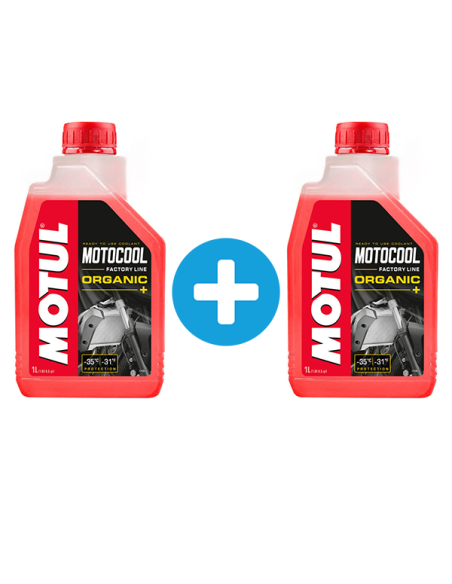 Pack 1 + 1 Litres MOTUL Motocool Factory Line liquide refroidissement