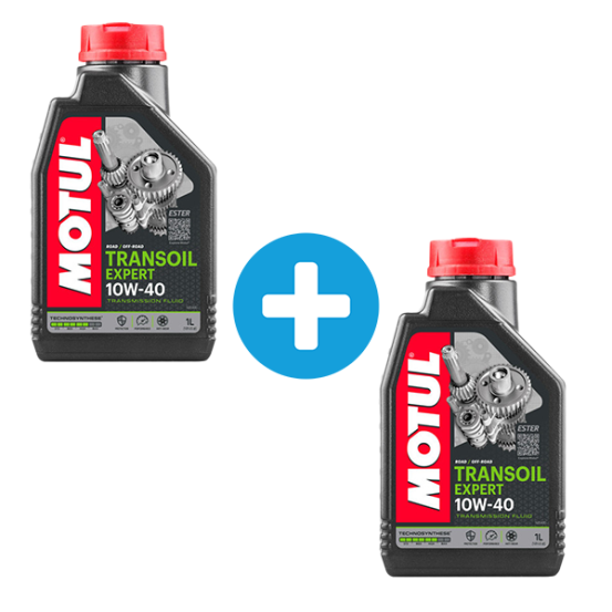 Pack 1 + 1 Litres MOTUL Transoil Expert 10w40 huile boite de vitesses