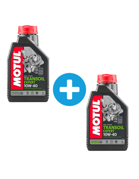 Pack 1 + 1 Litres MOTUL Transoil Expert 10w40 huile boite de vitesses