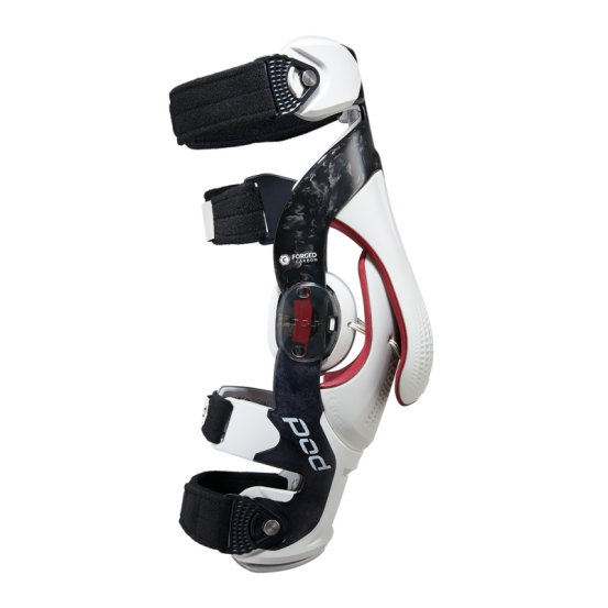 Orthèses de genoux K8 3.0 POD MX Carbone Blanc - La paire