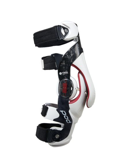 Orthèses de genoux K8 3.0 POD MX Carbone Blanc - La paire