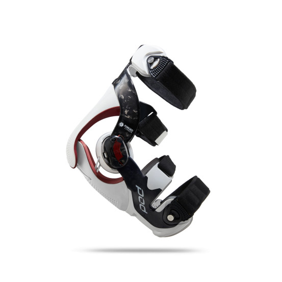 Orthèses de genoux K8 3.0 POD MX Carbone Blanc - La paire