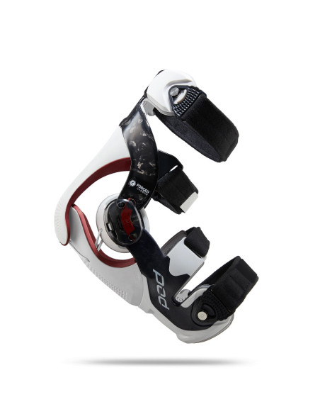 Orthèses de genoux K8 3.0 POD MX Carbone Blanc - La paire