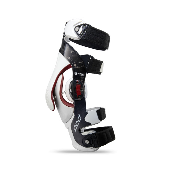 Orthèses de genoux K8 3.0 POD MX Carbone Blanc - La paire