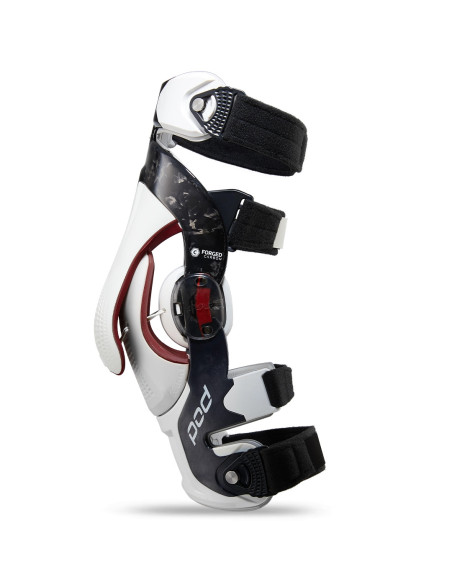 Orthèses de genoux K8 3.0 POD MX Carbone Blanc - La paire