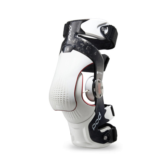 Orthèses de genoux K8 3.0 POD MX Carbone Blanc - La paire