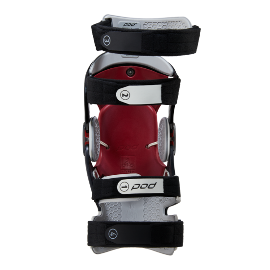 Orthèses de genoux K8 3.0 POD MX Carbone Blanc - La paire