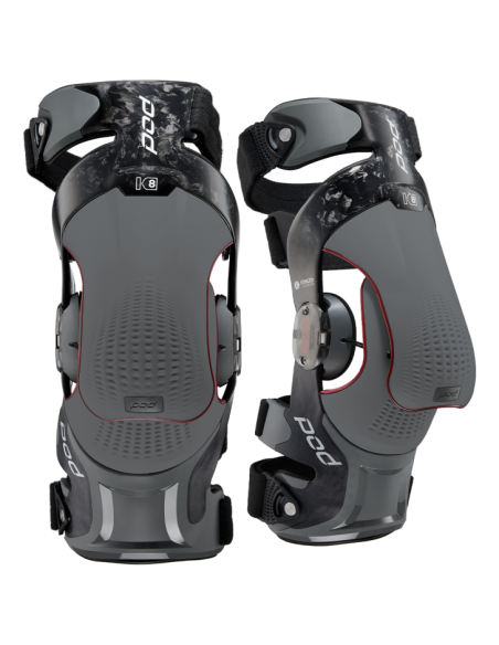 Orthèses de genoux K8 3.0 POD MX Carbone Graphite - La paire