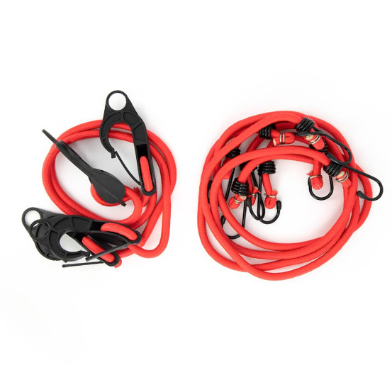 Pack chargement - Sangles et tendeurs moto 10 Pièces