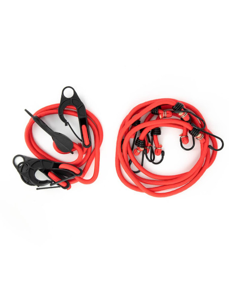 Pack chargement - Sangles et tendeurs moto 10 Pièces