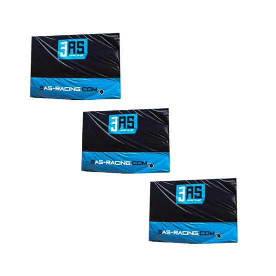 Pack 3 Côtés pour tonnelle de paddock 3AS RACING 3x3 mètres