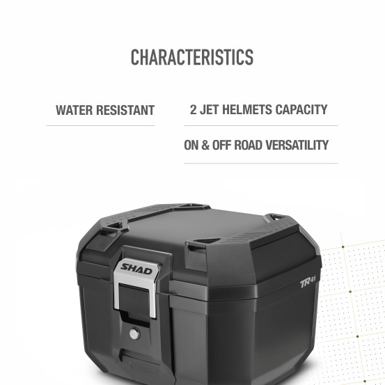 Top Case SHAD TR41 Terra Noir