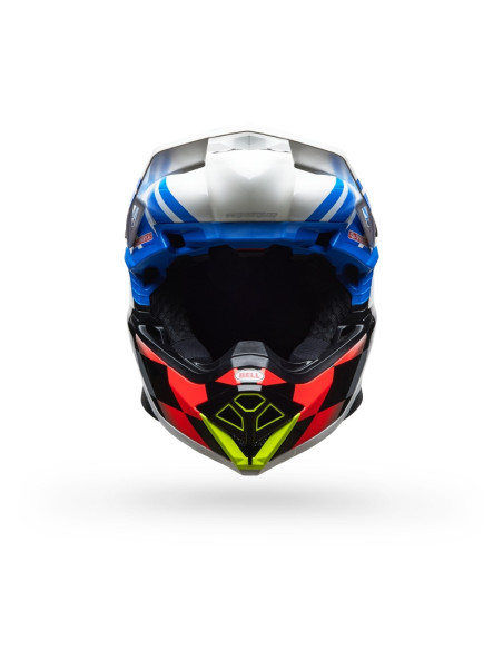 Casque cross Bell Moto-10 Spherical Pro Circuit 2025 - Bleu Blanc