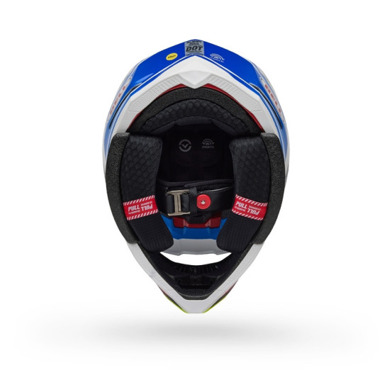 Casque cross Bell Moto-10 Spherical Pro Circuit 2025 - Bleu Blanc