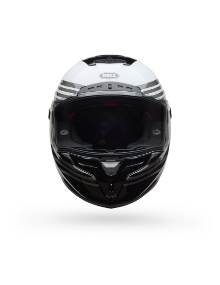 Casque intégral Bell Race Star DLX - Blanc Noir