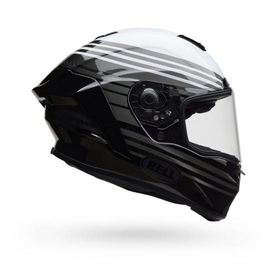 Casque intégral Bell Race Star DLX - Blanc Noir