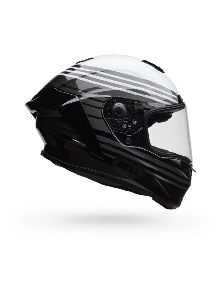 Casque intégral Bell Race Star DLX - Blanc Noir