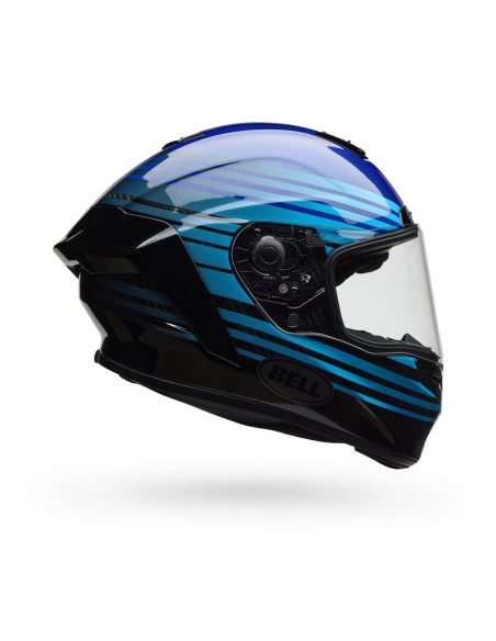 Casque intégral Bell Race Star DLX - Bleu Noir